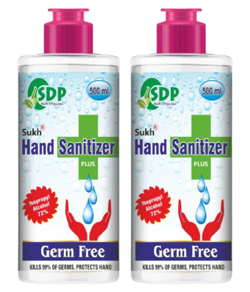 Hindustan Herbal Hand Sanitizer 1000 mL Pack of 2