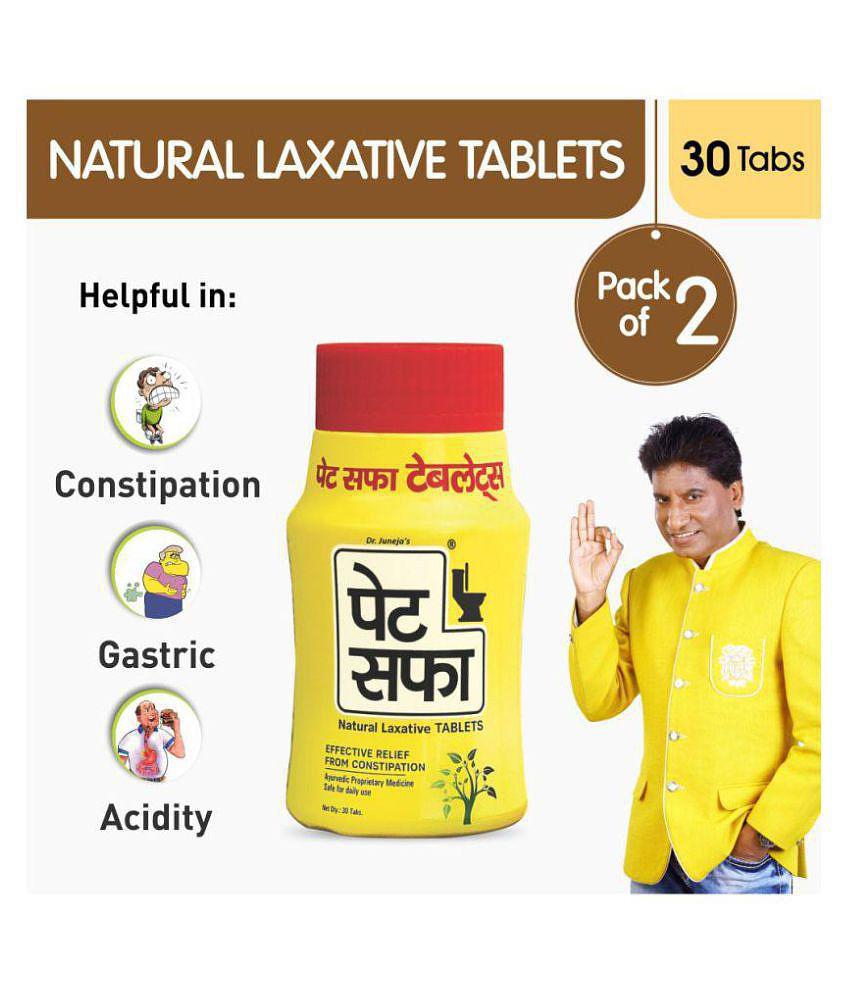 Pet Saffa Natural Laxative Granules 120gm (Pack of 2) + 30 Tablets (Pack of 2) Combo Pack (Helpful in Constipation, Gas, Acidity, Kabz), Ayurvedic Medicine