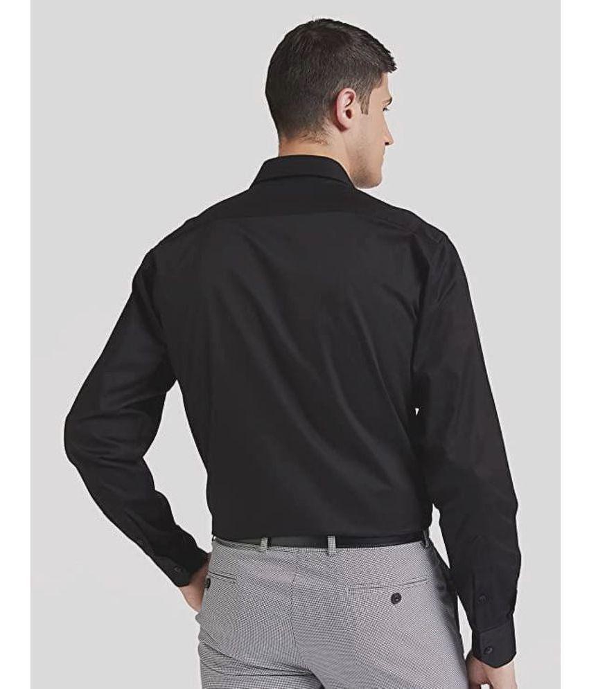 Best Men Makhanchor - Black Cotton Regular Fit Men's Formal Shirt ( Pack of 1 ) - None 2025 at S