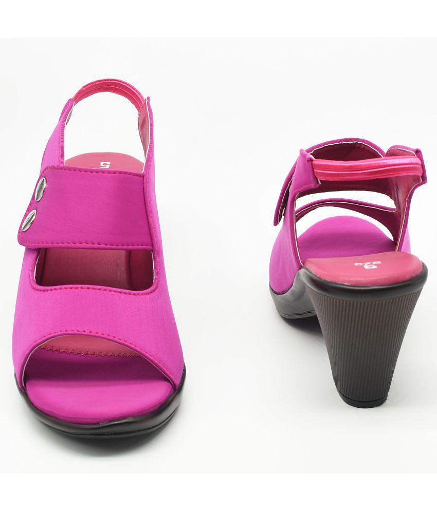 Dream Makers - Pink Women's Sandal Heels - None