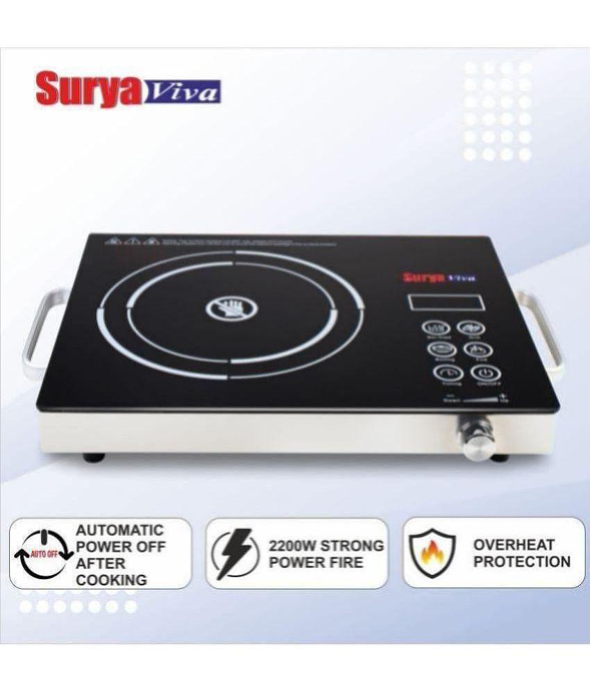 SURYAVIVA Touch Infra 2200 Watt Induction Cooktop