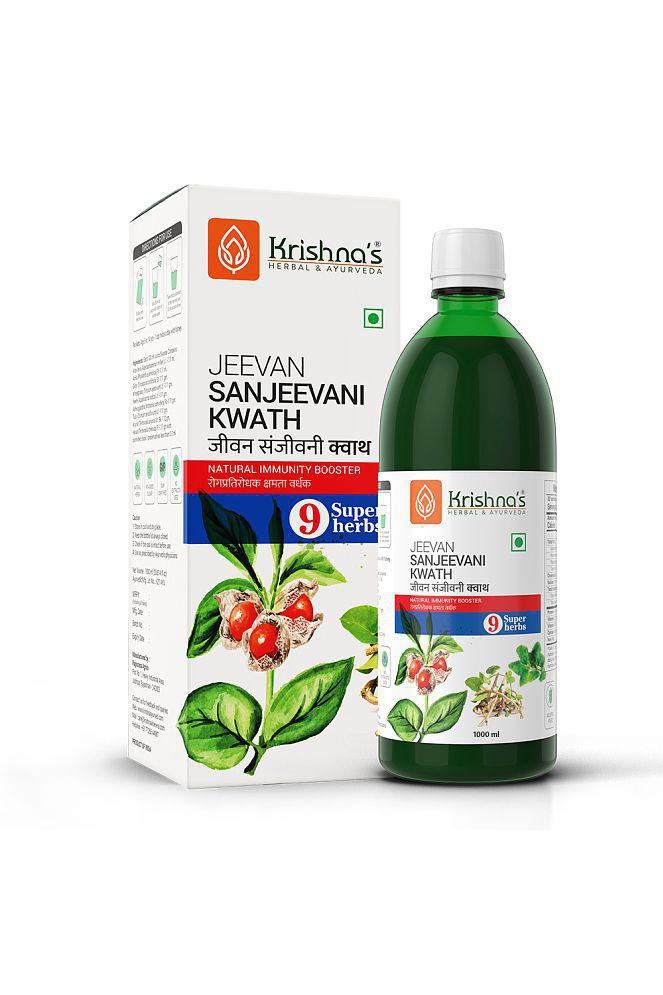 Krishna's Herbal & Ayurveda Jeevan Sanjeevani Kwath 1000ml