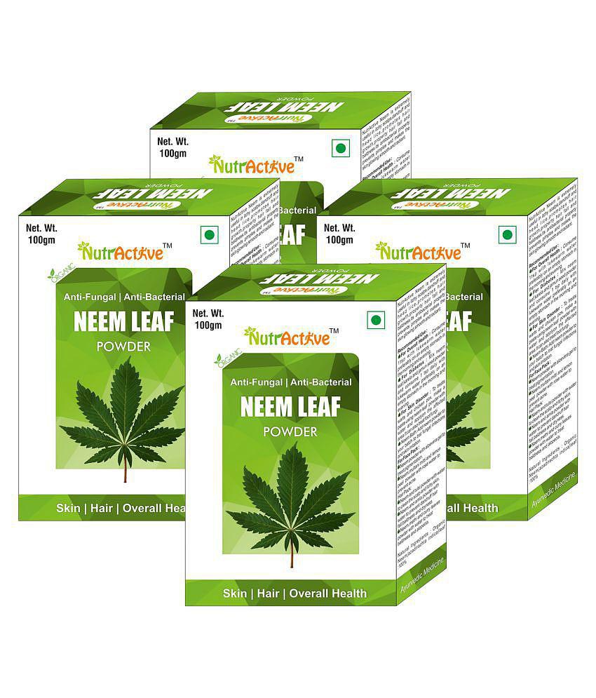 NutrActive Neem Leaf Powder 100 gm Pack Of 4