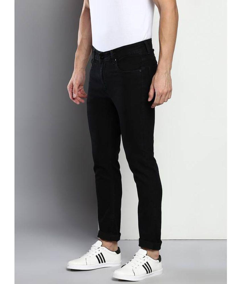 Stylish Men Dennis Lingo - Black Cotton Blend Slim Fit Mens Jeans ( Pack of 1 ) - None 2025 at S