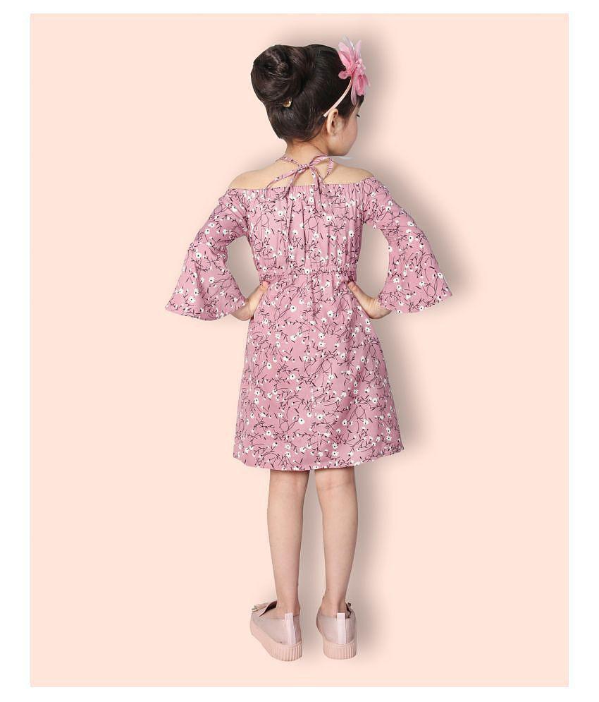 Luxurious Men ADDYVERO Girls Knee Length Casual Dress - None 2025 at ShopCircuit | ONDC