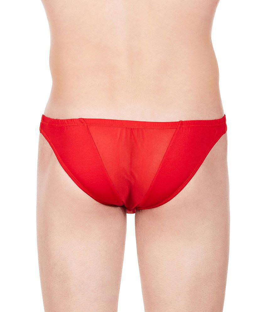 Top Men La Intimo - Red Cotton Blend Men's Briefs ( Pack of 1 ) - L 2025 at ShopCircuit | ONDC