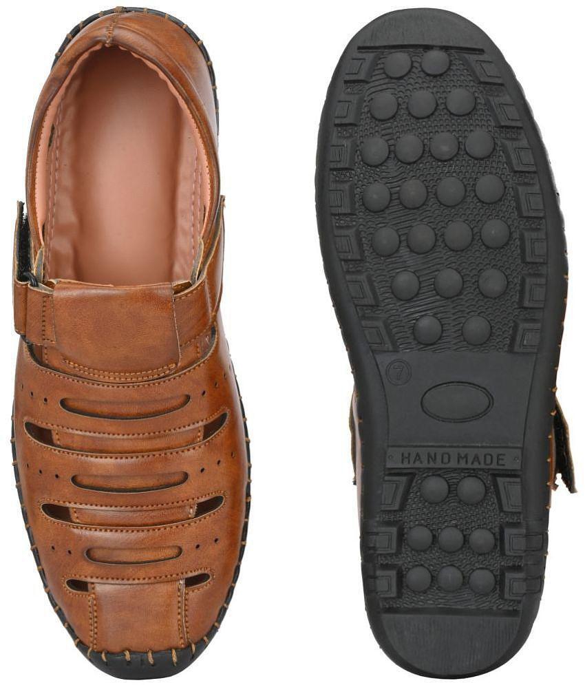 Bucik - Brown Mens Sandals - None