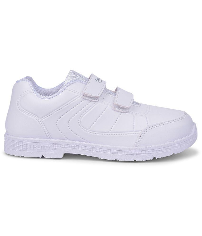 Trendy Men Liberty - White Boys School Shoes ( 1 Pair ) - None 2025 at ShopCircuit | ONDC