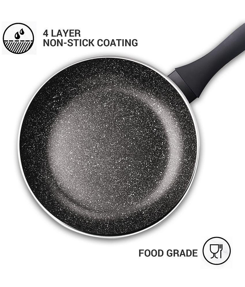 Milton Pro Cook Granito Induction Fry Pan, 20 cm, Black