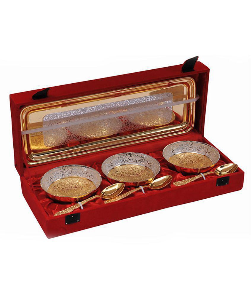 Arsalan Silverplated Gold/Silver Plated Gift Item - Pack of 7