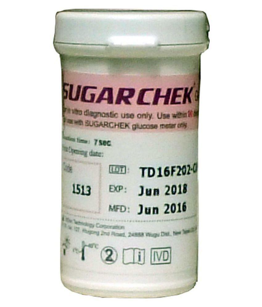 Sugarchek Glucometer Strips 50 T TD-4207