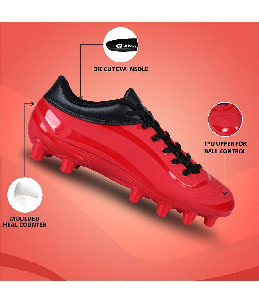 Chic Men Aivin First Strike Red Football Shoes - 7 2025 at ShopCircuit | ONDC