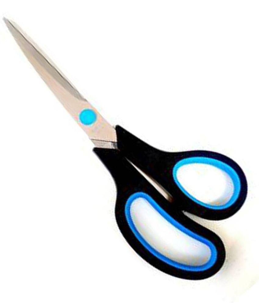 Multipurpose Regular Scissors with Stainless Steel Sharp Blade Ergonomicfor Better and Comfortable Long Hold, Pointed Tip, Paper Art & Craft Scissors, Students, Office, Home Scissors,