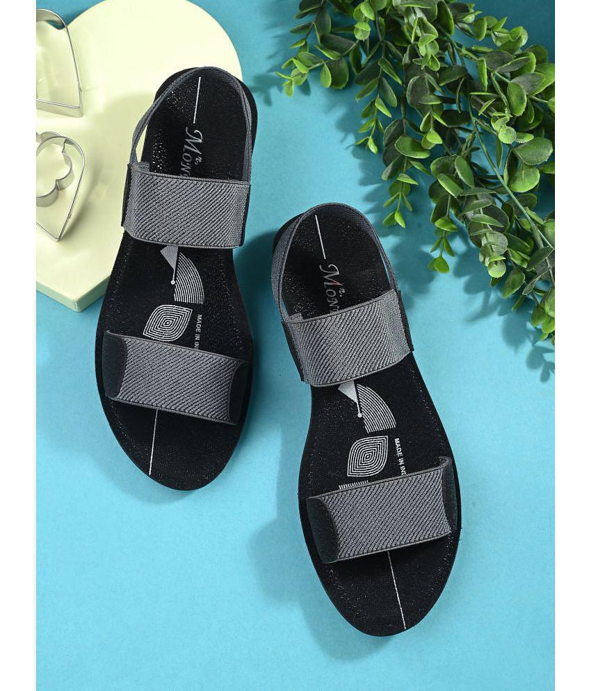 layasa Gray Floater Sandals - None