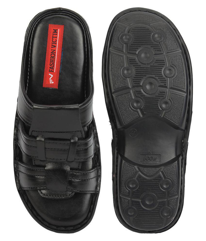 Best Women Fashion Victim Black Flip Flops - None 2025 at ShopCircuit | ONDC