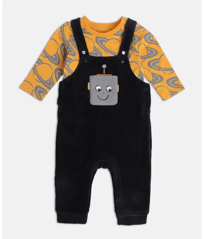 Buy Online Miniklub Retail Private Limited MINI KLUB Multi Cotton Baby Boy Dungaree Sets ( Pack of 1 ) - None