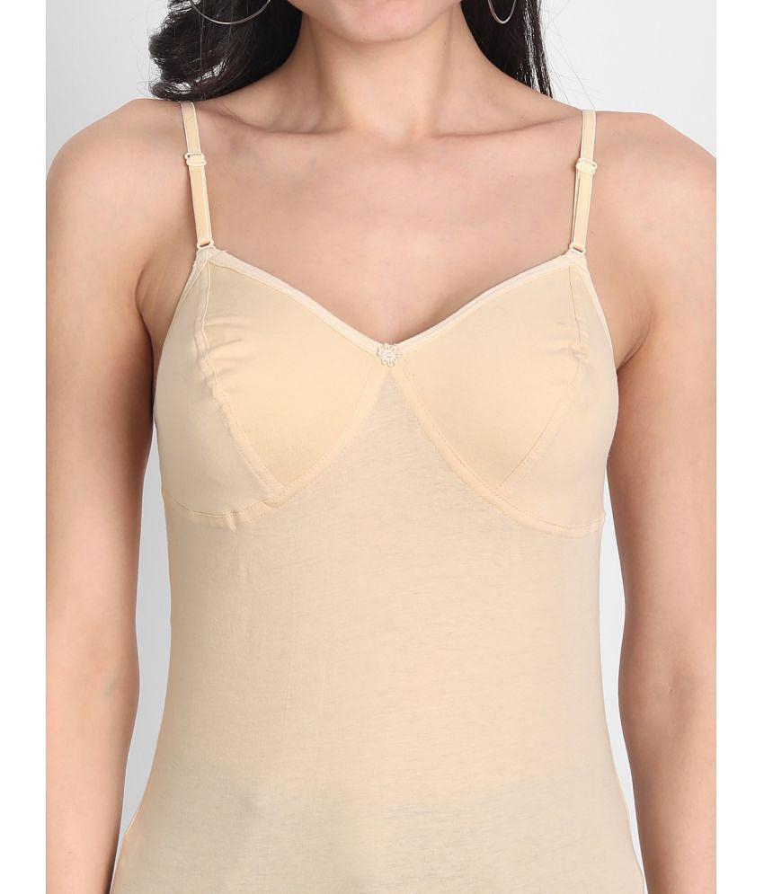 AIMLY Cotton Camisoles - Beige Single - None