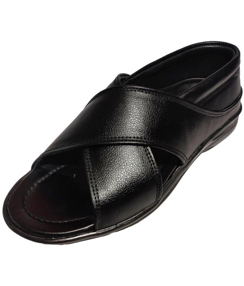 Luxurious Men RAGE GAZE - Black  Men's Sandals - 7 2025 at ShopCircuit | ONDC