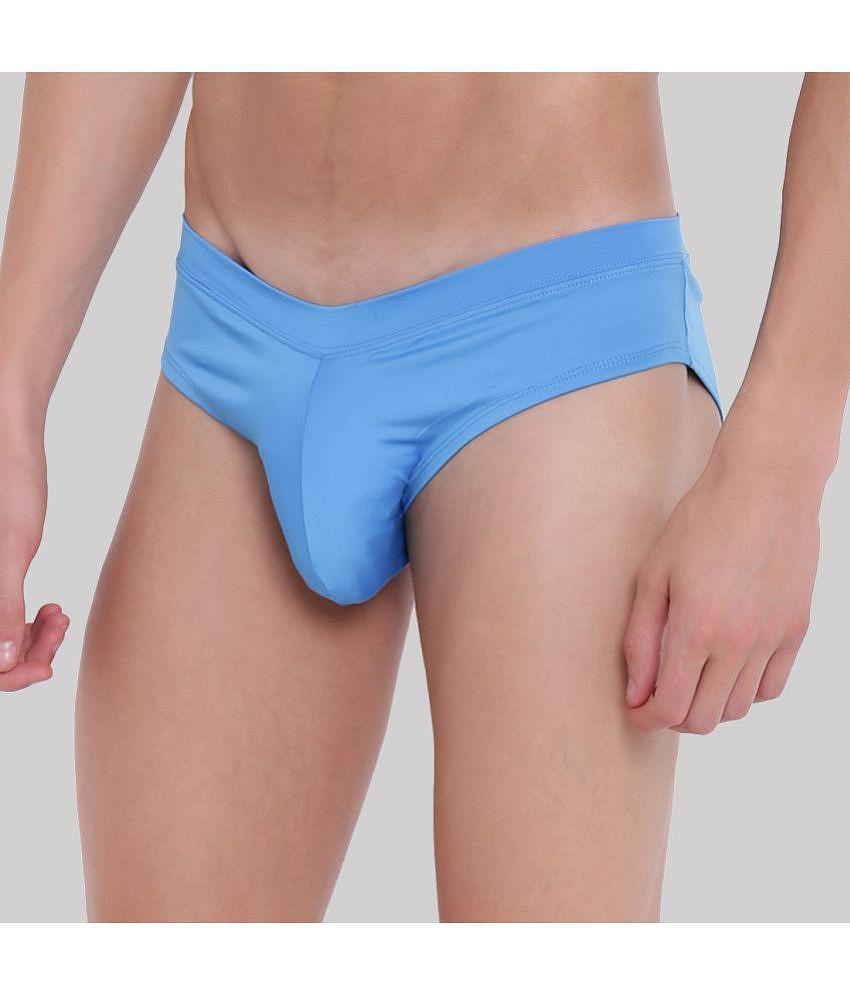 Elegant Men BASIICS By La Intimo - Blue BCSSS03 Polyester Mens Briefs ( Pack of 1 ) - None 2025 