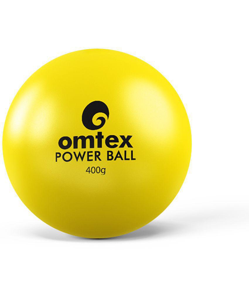 Omtex - Yellow Rubber Cricket Ball ( Pack of 1 ) - S(Men)