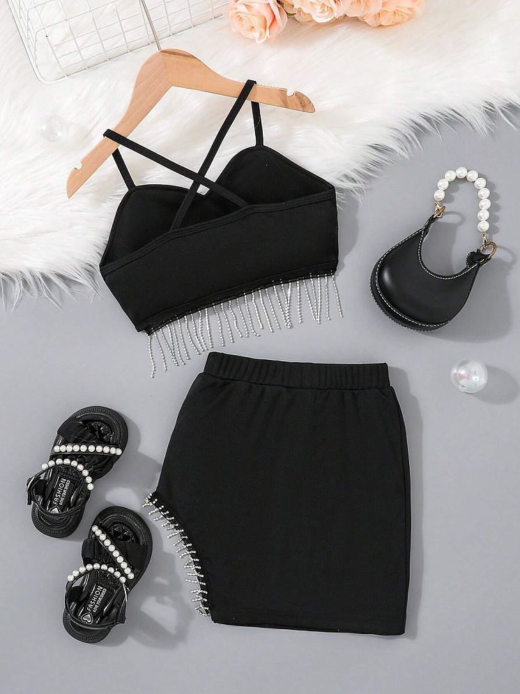 Stylish Men Addyvero Pack of 1 Girls Polyester Top With Skirt ( Black ) - None 2025 at ShopCircu