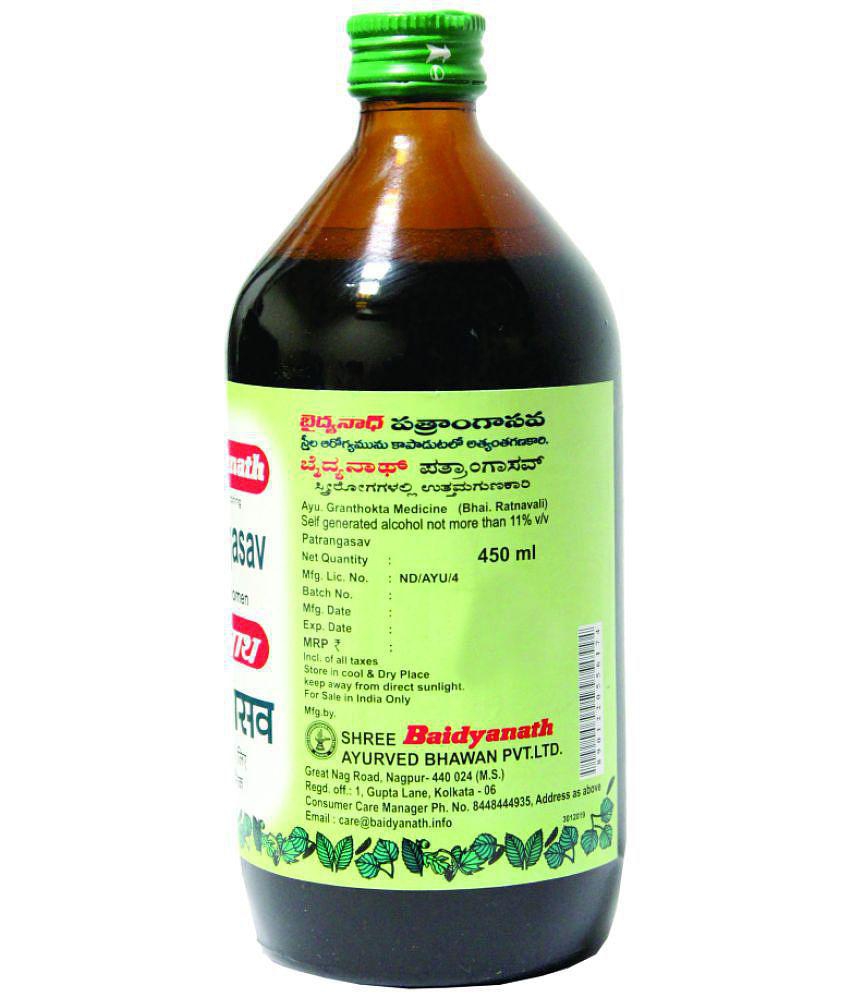 Baidyanath Patrangasav 450ml, Tonic For Women