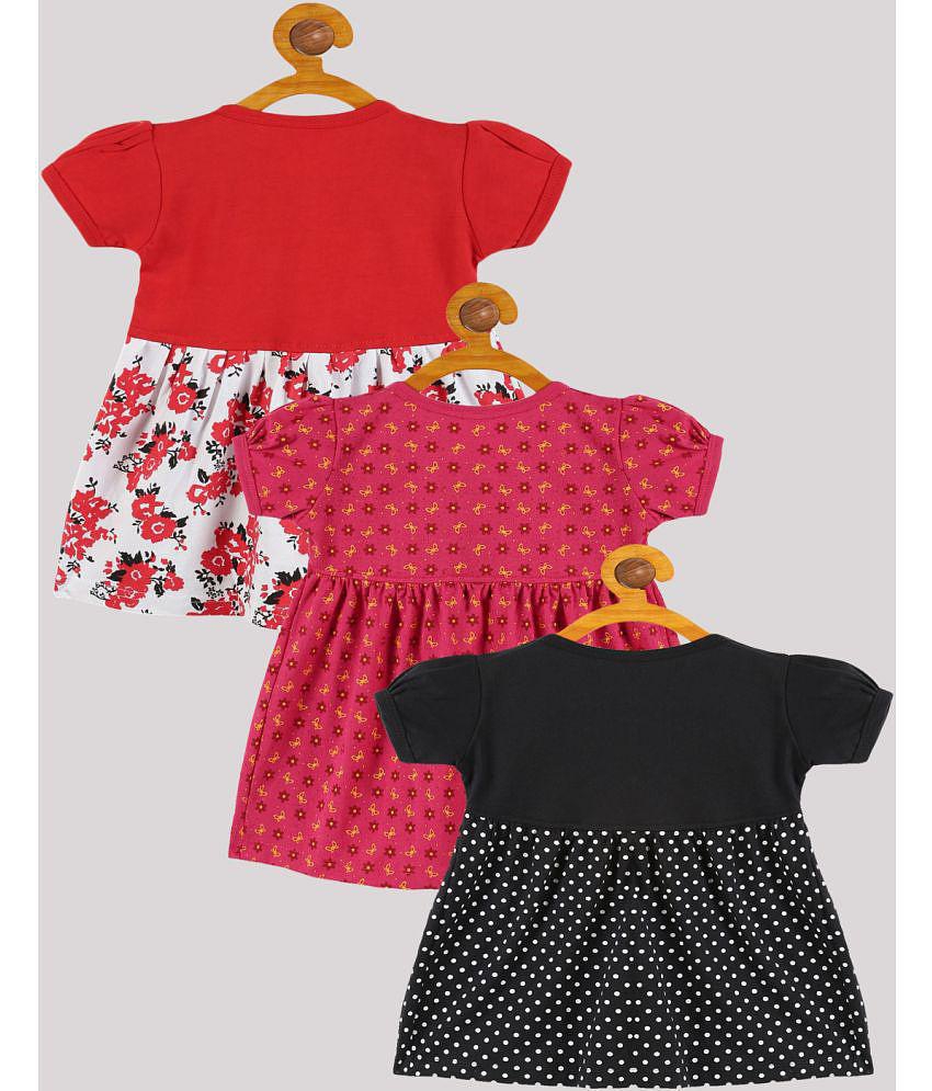 Best Women Babeezworld - Multi Cotton Baby Girl Frock ( Pack of 3 ) - None 2025 at ShopCircuit |