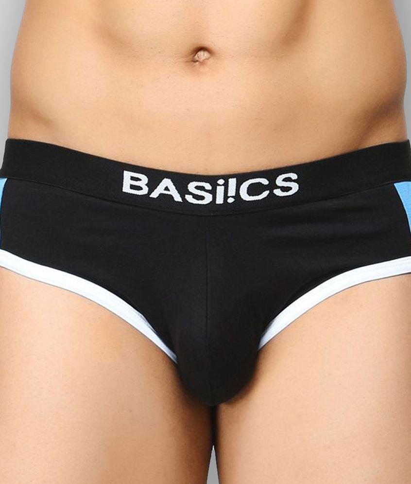 Luxurious Men BASIICS By La Intimo - White 100% Cotton Mens Briefs ( Pack of 3 ) - S 2025 at Sho