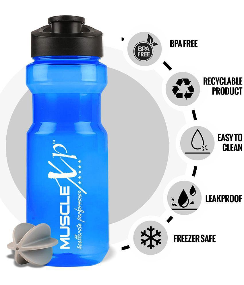 MuscleXP - Plastic Blue 700 mL Shaker ( Pack of 1 ) - Blue