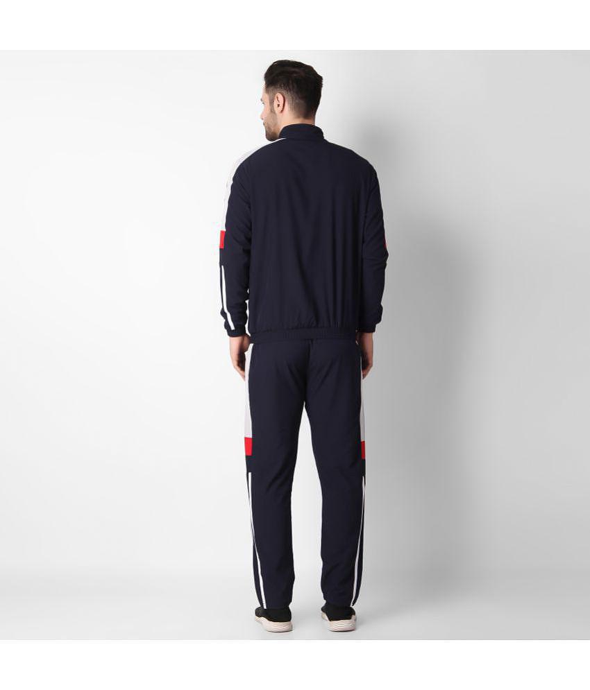 Forbro - Navy Polyester Regular Fit Men's Tracksuit ( Pack of 1 ) - XL