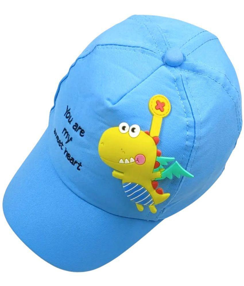 New Men Zacharias Unisex Kids Cotton Baseball Cap kc-27 (Blue_1-4 Years) (Pack of 1) - None 2025