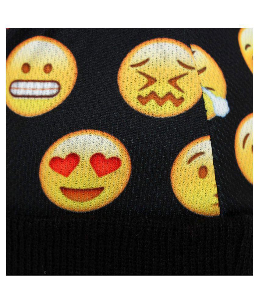 Top Men Zacharias Boy'S Kids Emojis Printed Woolen Winter Cap - None 2025 at ShopCircuit | ONDC