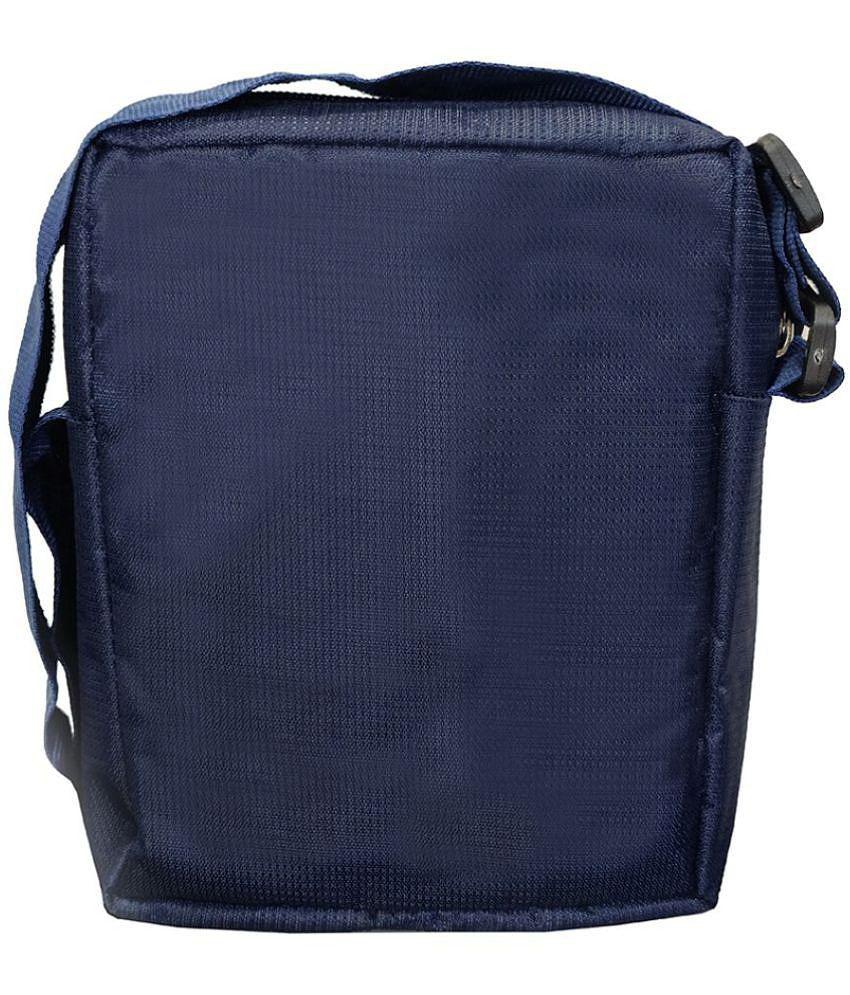 Luxurious Men krishiv Navy Blue Solid Messenger Bag - Navy Blue 2025 at ShopCircuit | ONDC