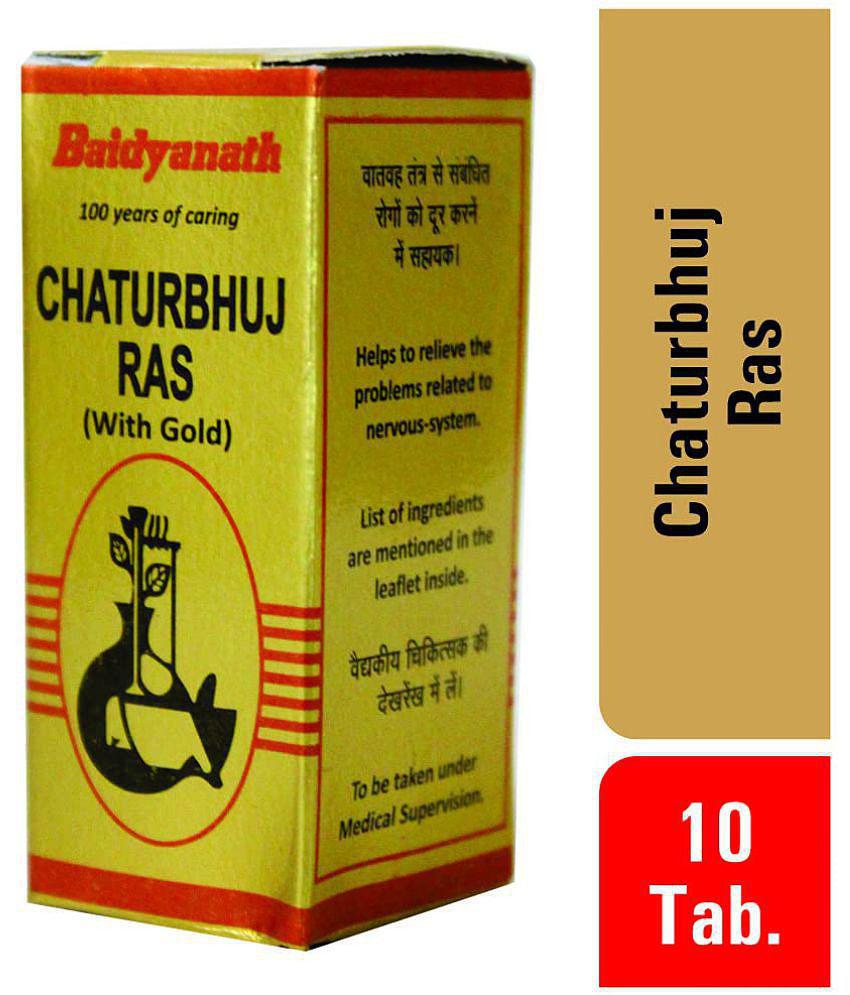 Baidyanath Chaturbhuj Ras Say Tablet 10 no.s Pack Of 1