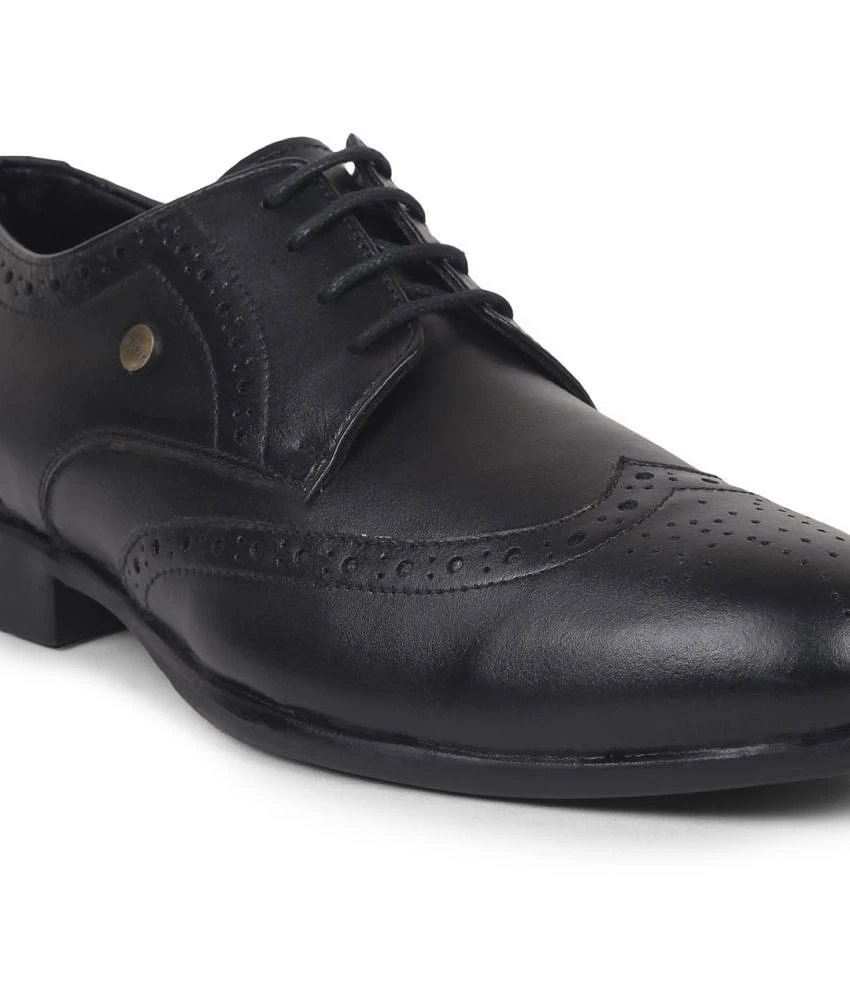 Exclusive Men Liberty - Black Mens Brogue Formal Shoes - None 2025 at ShopCircuit | ONDC