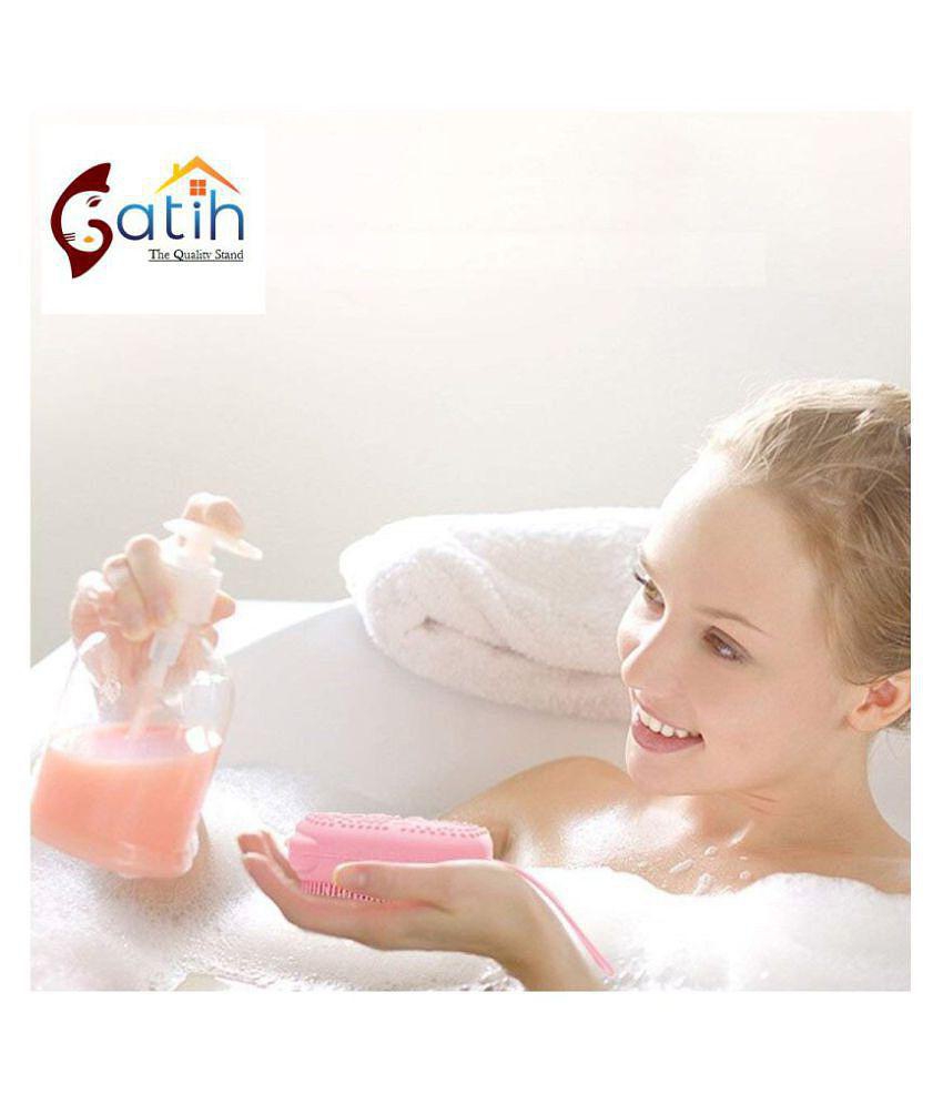 Gatih Body Brush Silicone body scrubber Soft Bath Brush No Handle Body Brush