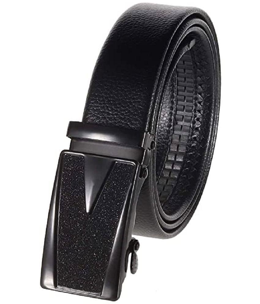 Buy Online Garg Store Zacharias - Black Leather Men's Casual Belt ( Pack of 1 ) - None