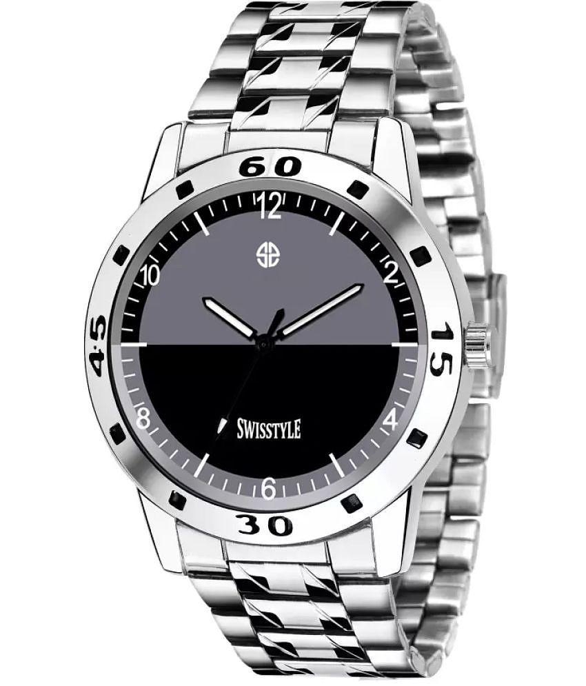 Swisstyle Silver Stainless Steel Analog Mens Watch