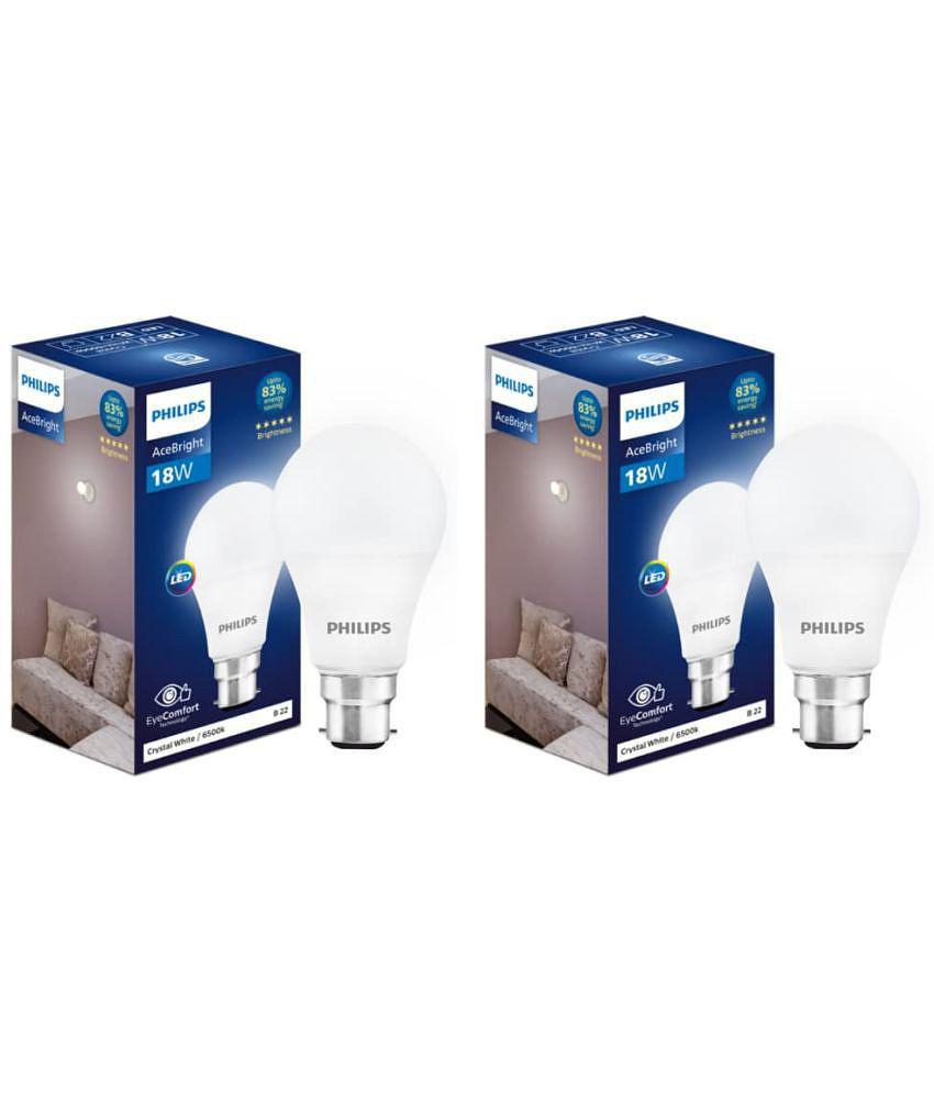 Philips 18w Cool Day light LED Bulb ( Pack of 2 )