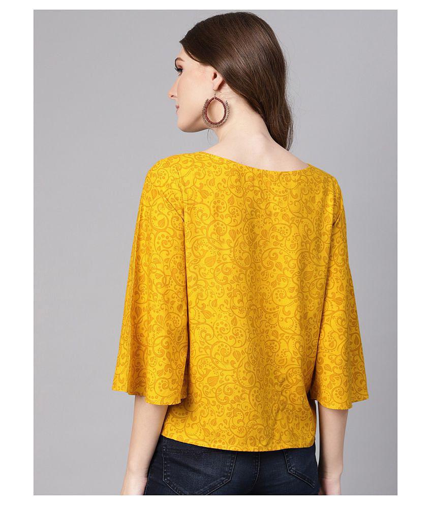 New Men Pannkh Rayon Regular Tops - Yellow Single - M 2025 at ShopCircuit | ONDC