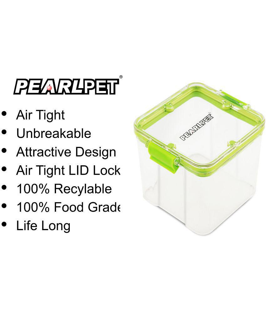 PearlPet - Green Polyproplene Food Container ( Pack of 4 ) - Green