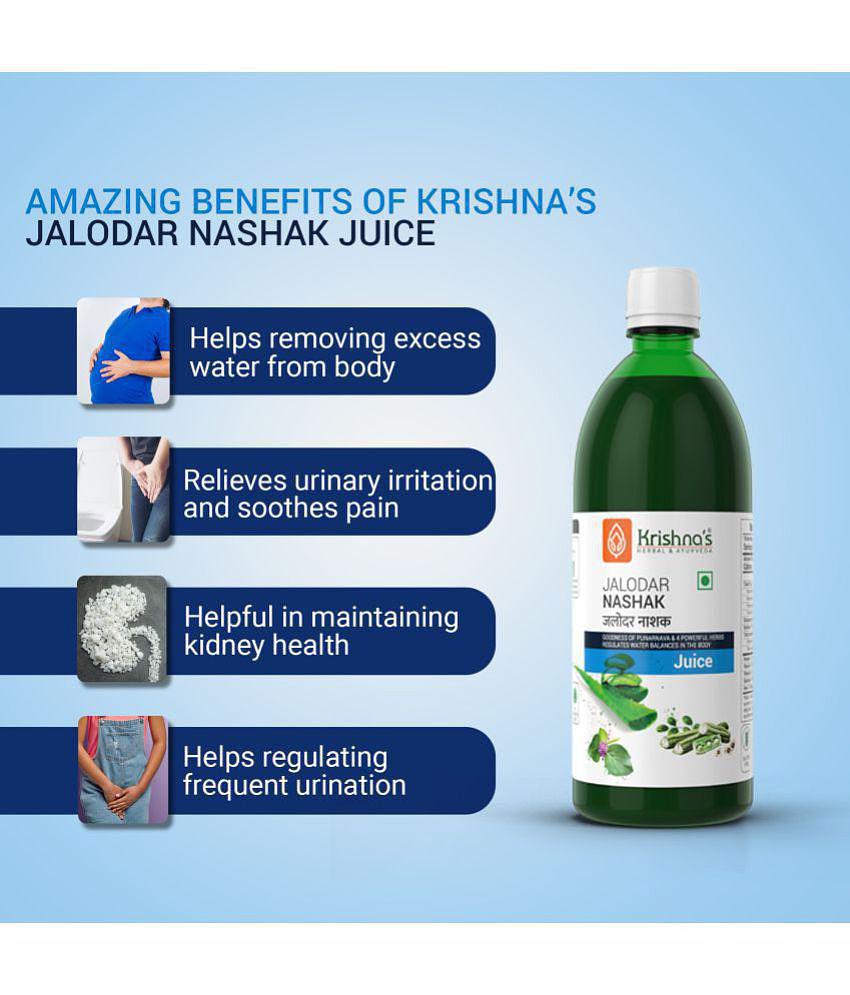 Krishna's Herbal & Ayurveda Jalodar Nashak Juice 500ml ( Pack of 2 )