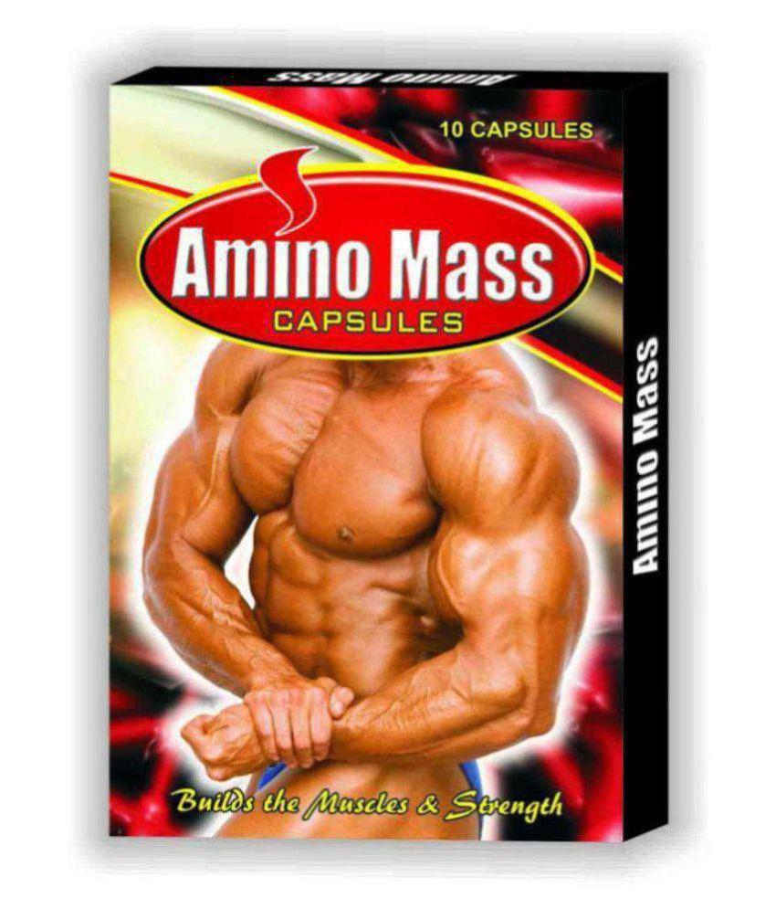 Dr Chopra Amino Mass Capsule (10x10=100) Capsule 100 no.s Pack Of 10