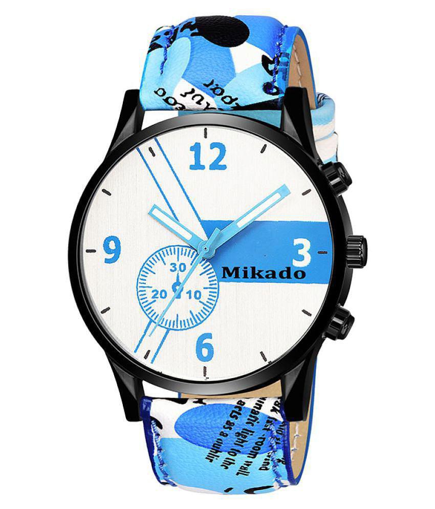 Mikado - Multicolor Leather Analog Mens Watch