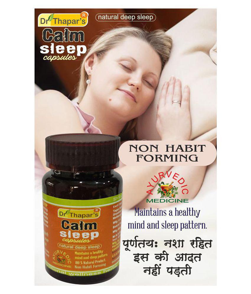 CALM SLEEP INTOXICATION Free AYURVEDIC 50+10 FREE Capsule 500 mg