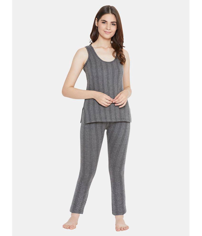Elegant Women Zimfit Cotton Blend Thermal Tops - Grey Pack of 1 - None 2025 at ShopCircuit | OND
