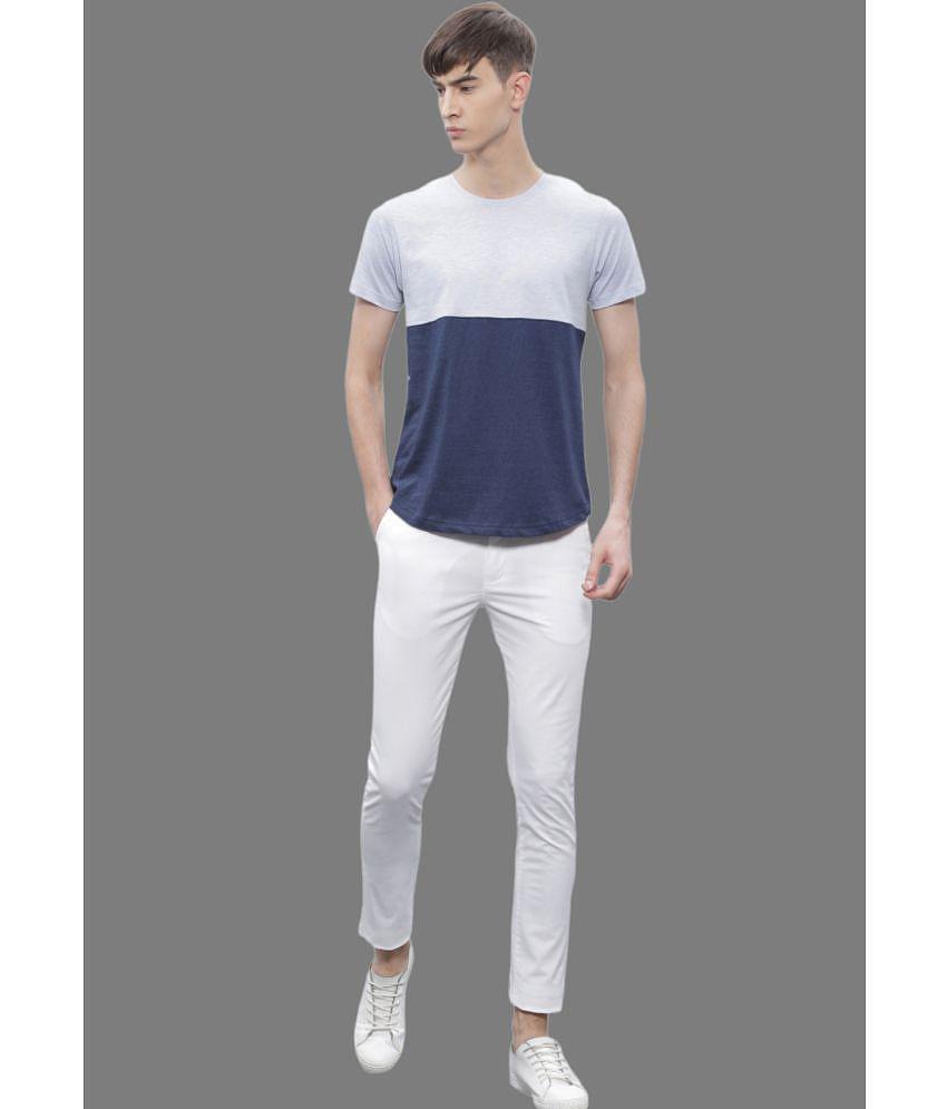 HALOGEN White Regular Chinos ( Pack of 1 ) - None