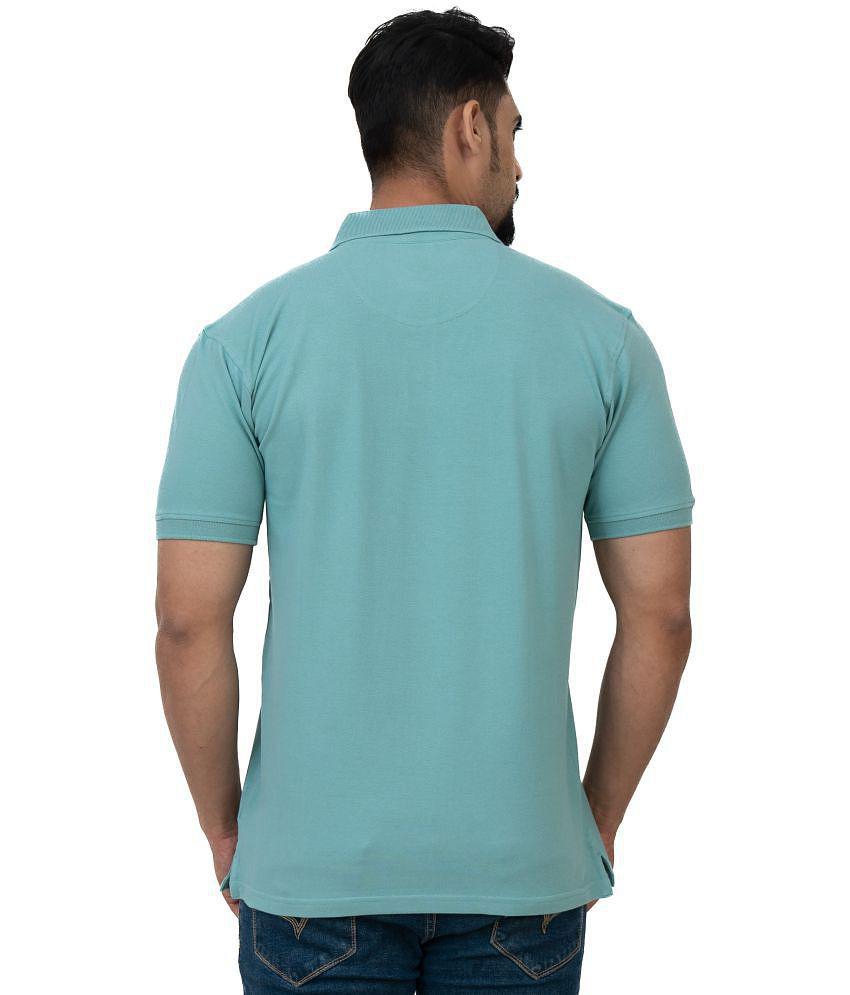 Best Women Cotstyle - Blue Cotton Blend Regular Fit Men's Polo T Shirt ( Pack of 1 ) - None 2025