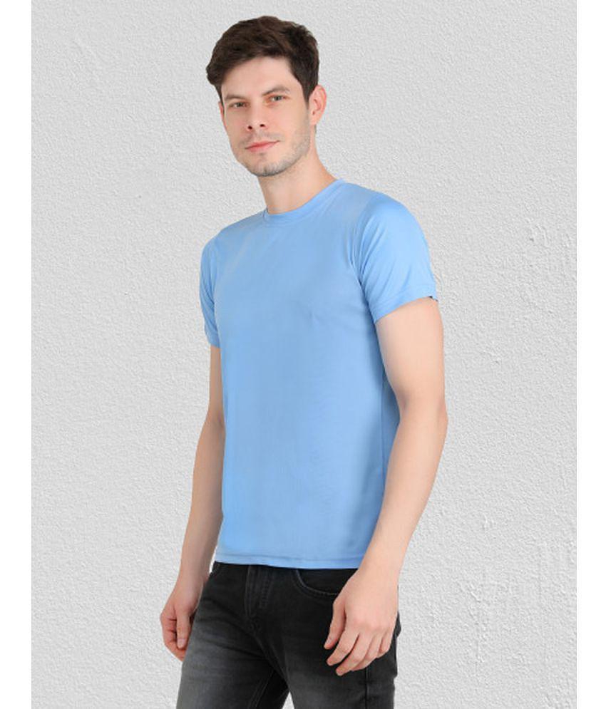 Exclusive Men Ben Toi - Sky Blue Polyester Regular Fit Mens T-Shirt ( Pack of 2 ) - None 2025 at