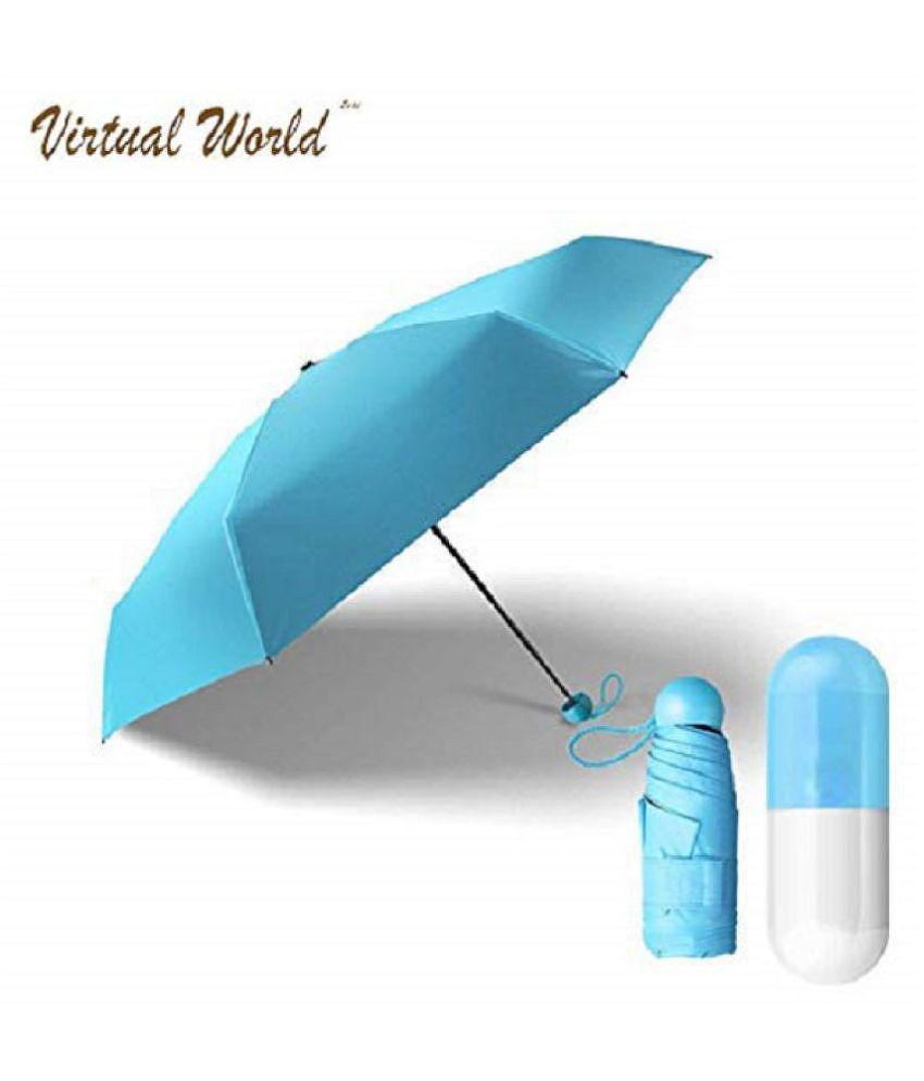 New Men Stylish Capsule Mini Travel Umbrella 4 fold Compact Umbrella - Maroon 2025 at ShopCircui